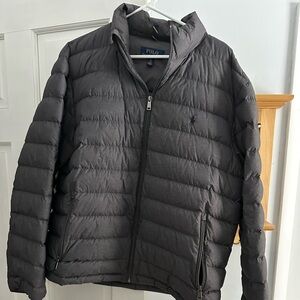Polo Gray Puffer Jacket